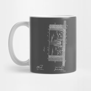 Aquarium Vintage Patent Hand Drawing Mug